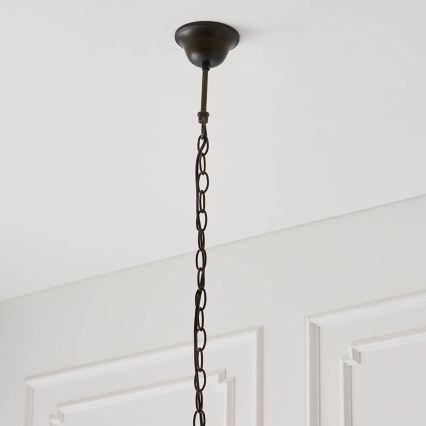 Endon 64176 - Подвесная люстра на цепочке Tiffany HUTCHINSON 1xE27/60W/230V, диам. 40 см