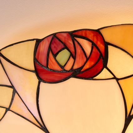 Endon 64182 - Потолочный светильник Tiffany INGRAM 2xE27/60W/230V Ø 45 см