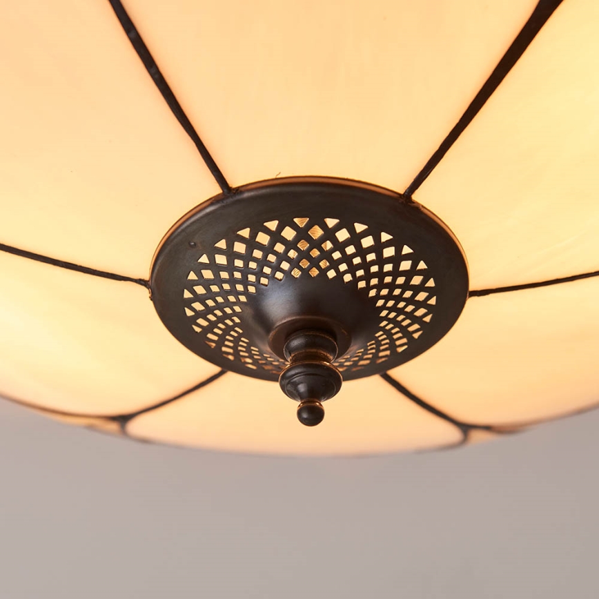 Endon 64182 - Потолочный светильник Tiffany INGRAM 2xE27/60W/230V Ø 45 см