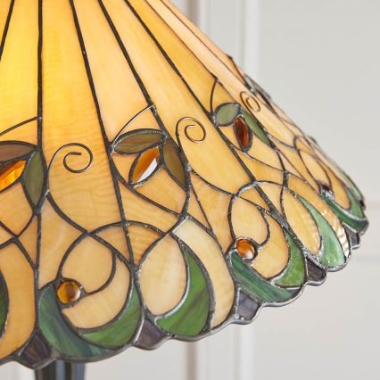 Endon 64192 - Напольная лампа Tiffany JAMELIA 2xE27/60W/230V, диаметр 50 см