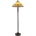 Endon 64192 - Торшер JAMELIA 2xE27/60W/230V діаметр 50 см
