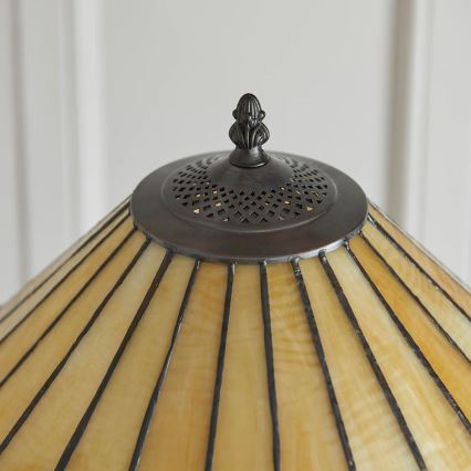 Endon 64192 - Торшер Tiffany JAMELIA 2xE27/60W/230V діаметр 50 см