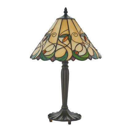Endon 64195 - Настольная лампа Tiffany JAMELIA 1xE27/60W/230V диам. 31 см