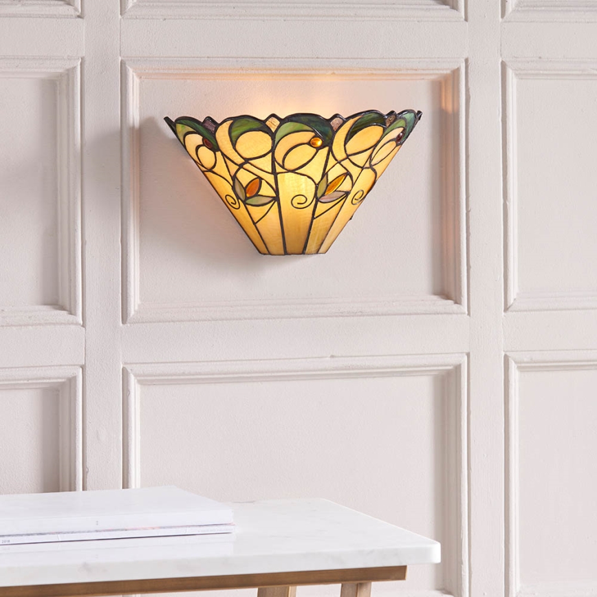 Endon 64198 - Настінний світильник Tiffany JAMELIA 1xE14/40W/230V