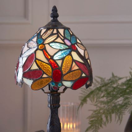 Endon 64246 - Настільна лампа Tiffany LORETTE 1xE14/40W/230V діам. 15 см