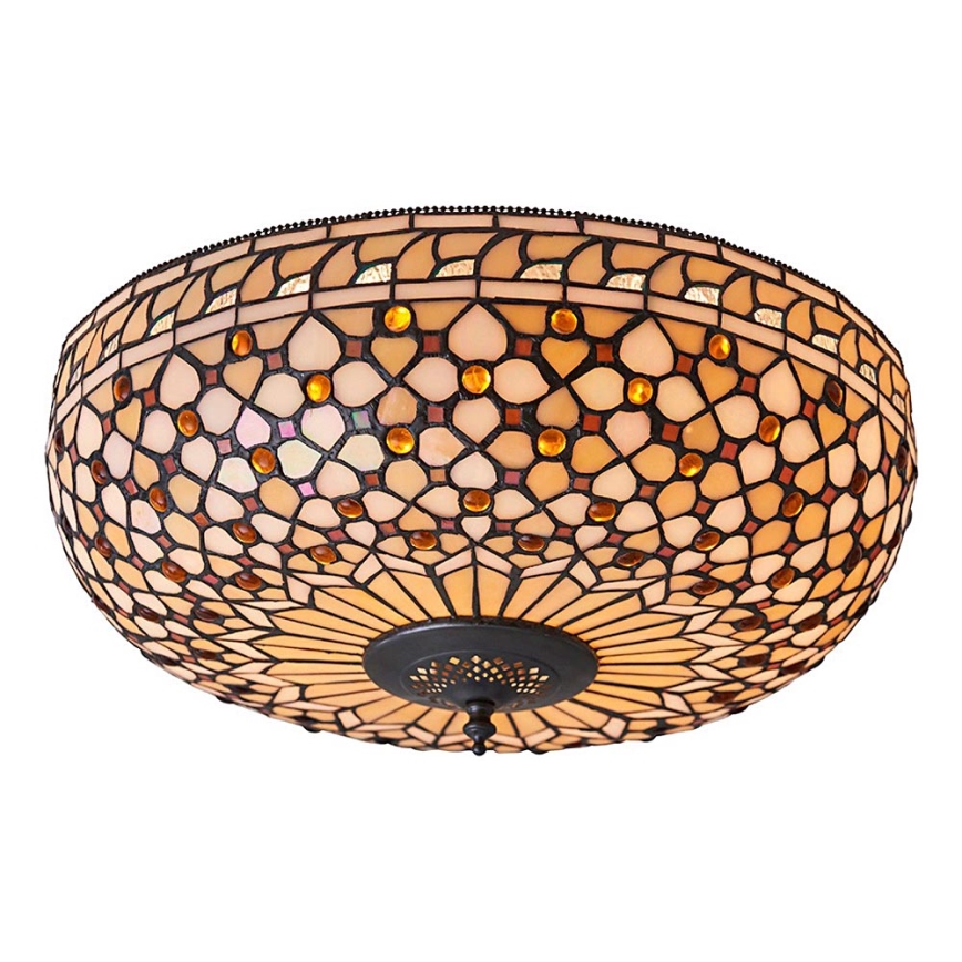Endon 64276 - Стельовий світильник MILLE FEUX 2xE27/60W/230V діаметр 45 cm