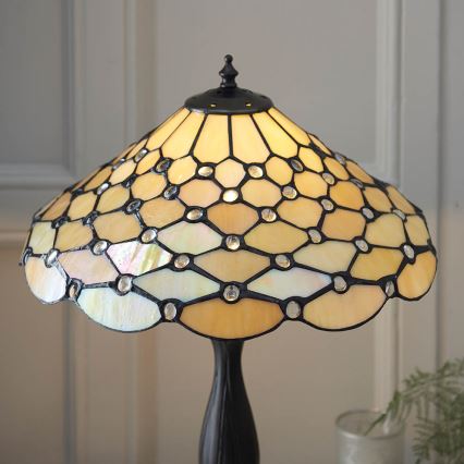 Endon 64301 - Настільна лампа Tiffany PEARL 1xE27/60W/230V, діаметр 37 см