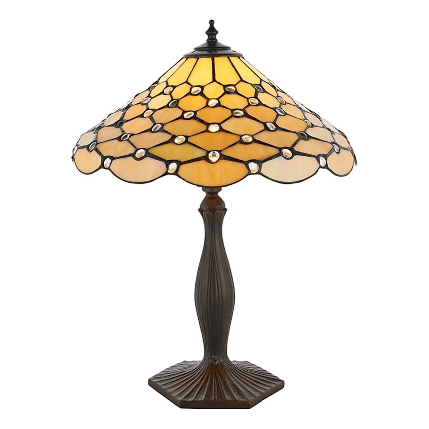 Endon 64301 - Настольная лампа Tiffany PEARL 1xE27/60W/230V, диаметр 37 см