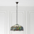Endon 66148 - Подвесная люстра на цепи Tiffany DRAGONFLY 3xE27/60W/230V Ø 50 см