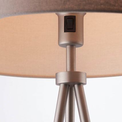 Endon 66987 - Торшер TRI 1xE27/60W/230V бежевий