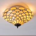 Endon 70242 - Потолочный светильник Tiffany PEARL 2xE27/60W/230V, Ø 37 см