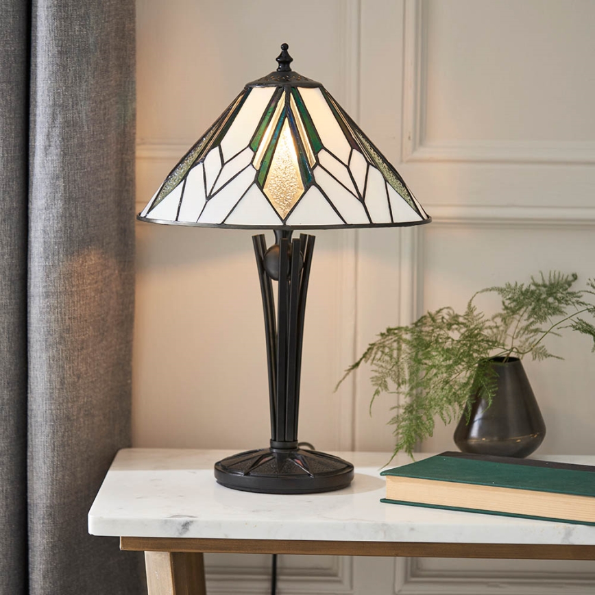 Endon 70365 - Настільна лампа Tiffany ASTORIA 1xE14/40W/230V діаметром 30 см