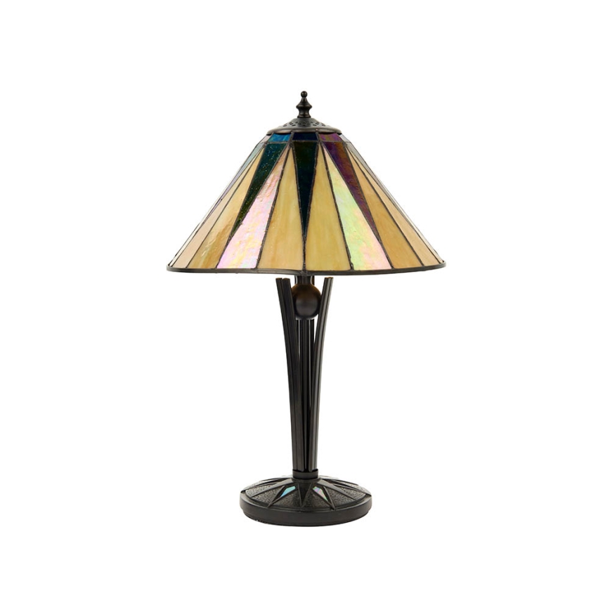 Endon 70367 - Настільна лампа Tiffany DARK STAR 1xE14/40W/230V, діаметр 30 см