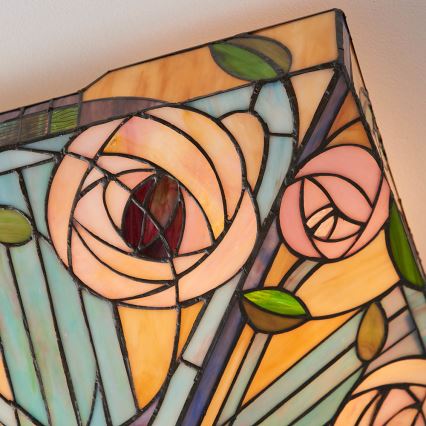 Endon 70698 - Стельовий світильник Tiffany WILLOW 2xE27/60W/230V