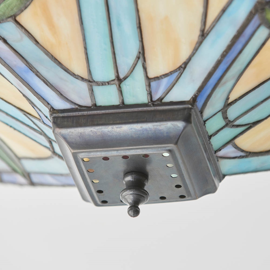 Endon 70699 - Потолочный светильник Tiffany WILLOW 2xE27/60W/230V 35x35 см