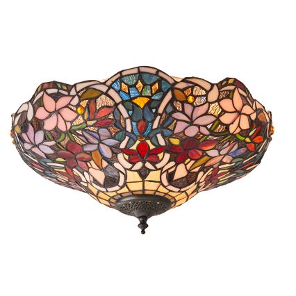 Endon 70709 - Потолочный светильник Tiffany SULLIVAN 2xE27/60W/230V, диаметр 40 см