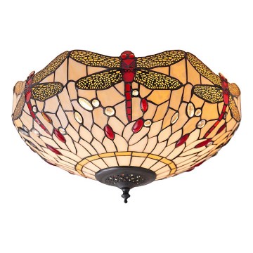 Endon 70723 - Стельовий світильник DRAGONFLY 2xE27/60W/230V діаметр 41 см