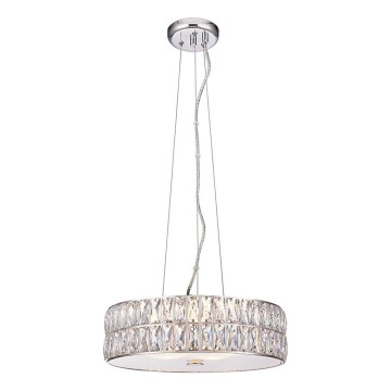 Endon 76513 - LED-люстра на тросе VERINA 5xLED/5W/230V глянцевый хром