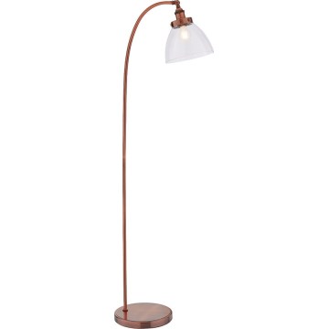 Endon 77862 - Торшер HANSEN 1xE27/40W/230V медный
