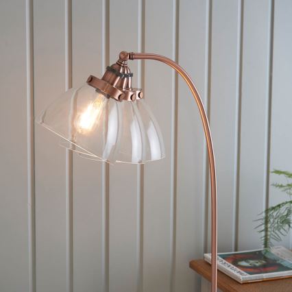 Endon 77862 - Торшер HANSEN 1xE27/40W/230V медный