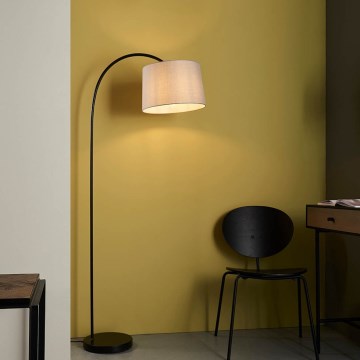 Endon 78163 - Торшер CARLSON 1xE27/60W/230V серый/чёрный