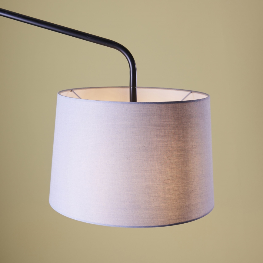 Ендон 79380 - Настінний світильник КАРЛСОН 1xE27/40W/230V сірий/чорний