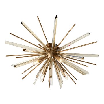 Endon 81937 - Потолочный светильник 4 x E14, 40 Вт, 230 В, диаметр 80 см, золотой