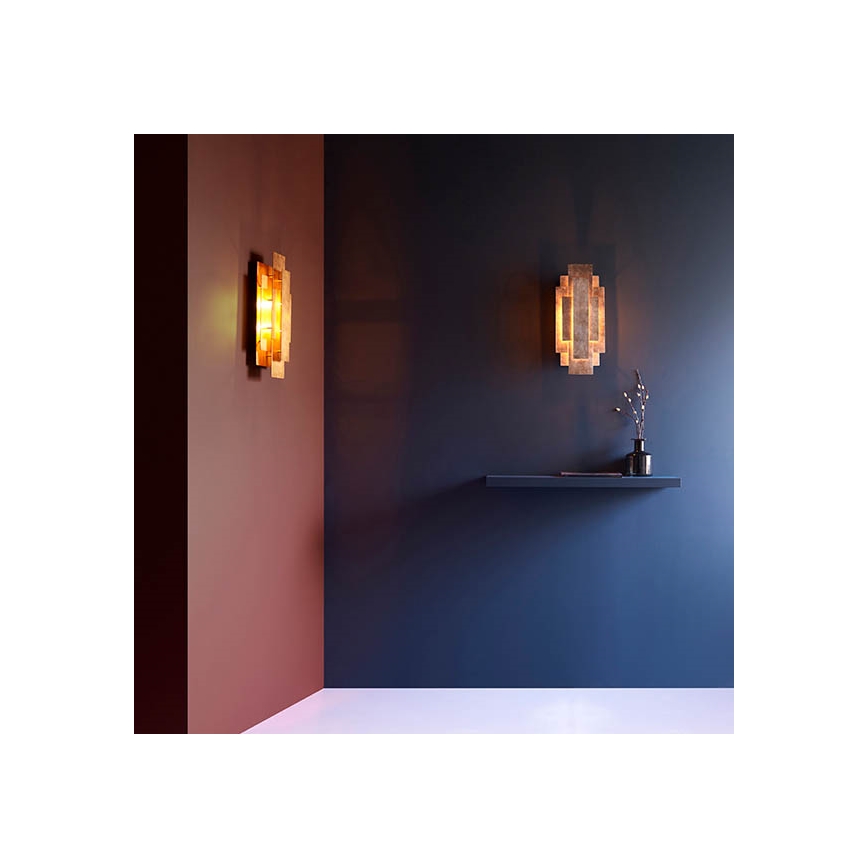 Endon 90451 - Настінний світильник ALZARE 2xG9/3W/230V біла патина