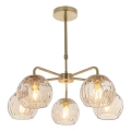 Endon 91969 - Люстра на штанзі DIMPLE 5xE14/7W/230V золота
