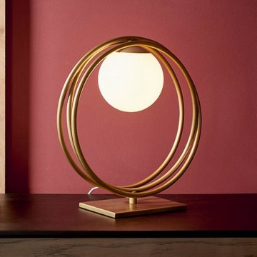 Endon 92491 - Настільна лампа EMILIO 1xG9/3W/230V золота/біла