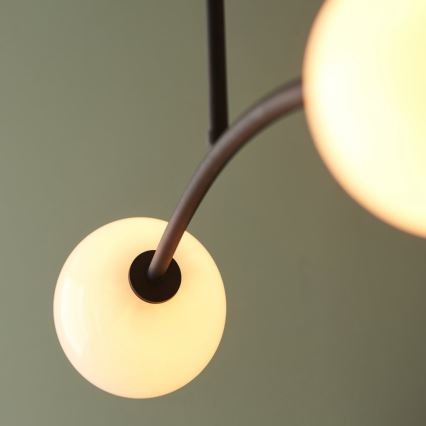 Endon 92940 - Люстра на штанге BALANCE 4xG9/3W/230V черный/белый