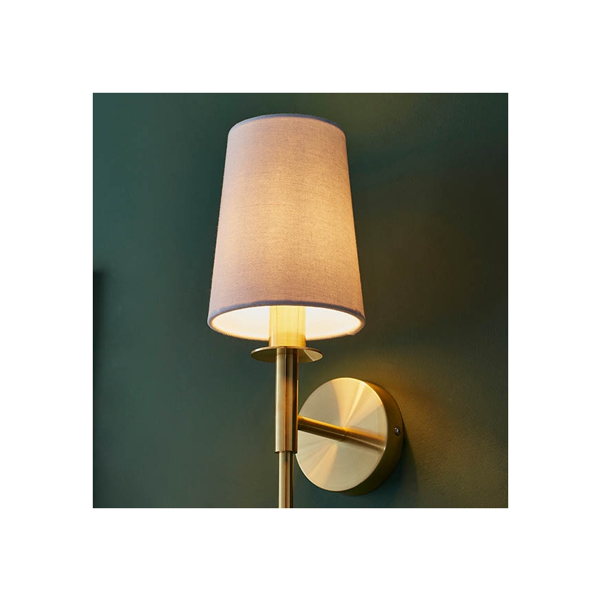 Endon 92955 - Настінний світильник 1xE14/6W/230V білий/золотий