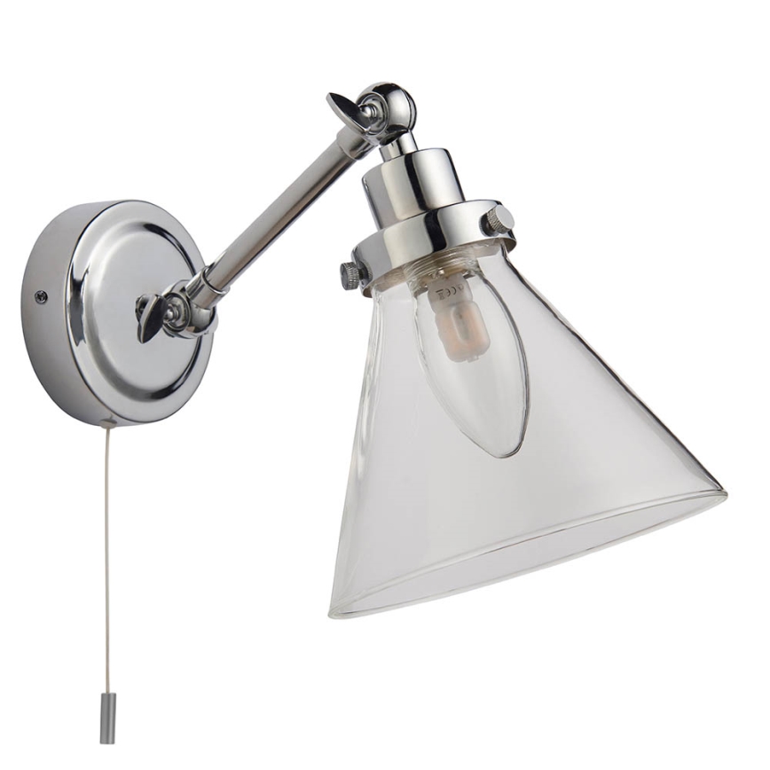Endon 93853 - Настінний точковий світильник для ванної кімнати FARADAY 1xG9/3W/230V IP44 глянцевий хром