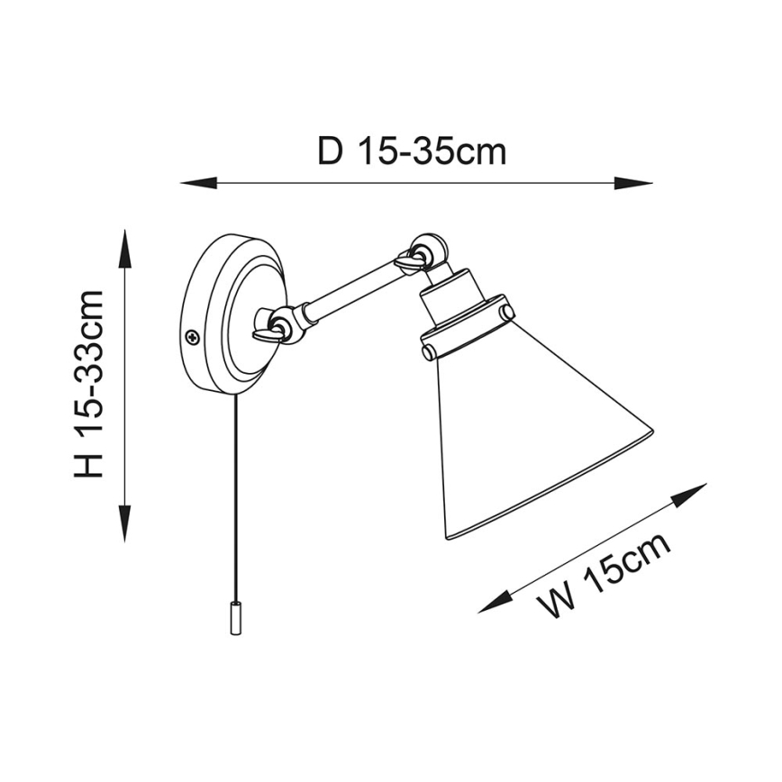 Endon 93853 - Настінний точковий світильник для ванної кімнати FARADAY 1xG9/3W/230V IP44 глянцевий хром