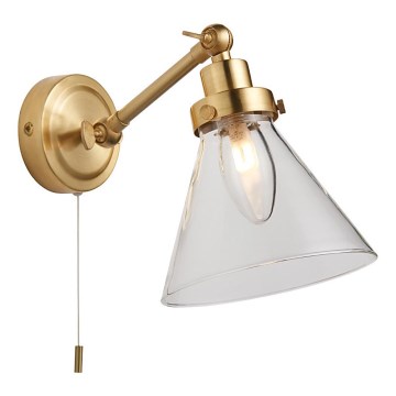 Endon 93854 - Настінний точковий світильник для ванної кімнати FARADAY 1xG9/3W/230V IP44 золотий