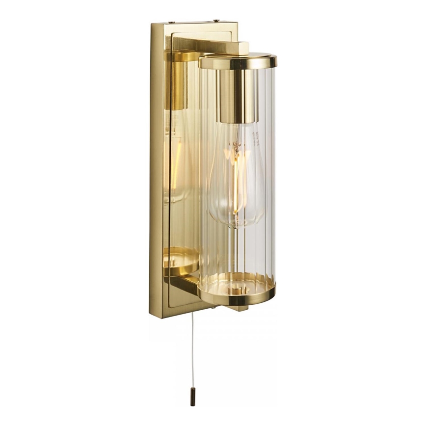 Endon 94075 - Настінний світильник для ванної кімнати TAYLOR 1xE27/10W/230V IP44 золотий