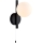 Endon 94081 - Настенный светильник для ванной SPA 1xG9/3W/230V IP44 черный