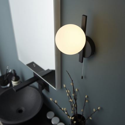 Endon 94081 - Настенный светильник для ванной SPA 1xG9/3W/230V IP44 черный