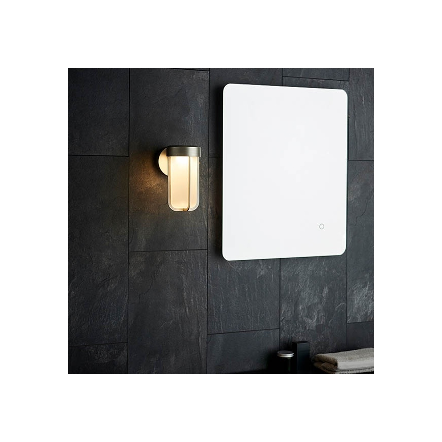 Endon 94990 - LED настенный светильник для ванной комнаты LED/8 Вт/230 В IP44 2700 K матовый хром