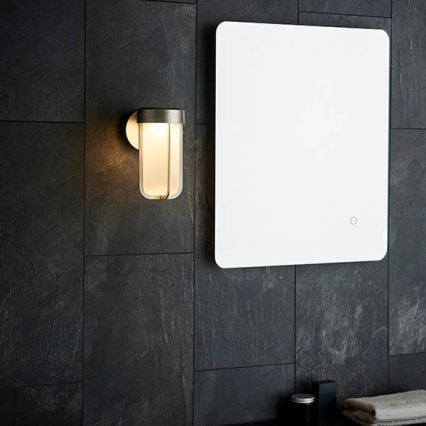 Endon 94990 - LED настінний світильник для ванної кімнати LED/8W/230V IP44 2700K матовий хром