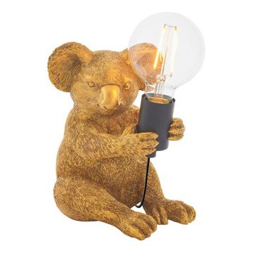 Endon 95082 - Настольная лампа KOALA 1xE27/10W/230V золотая