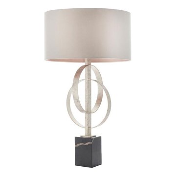 Endon 95217 - Настільна лампа 1xE27/10W/230V сіра/чорна