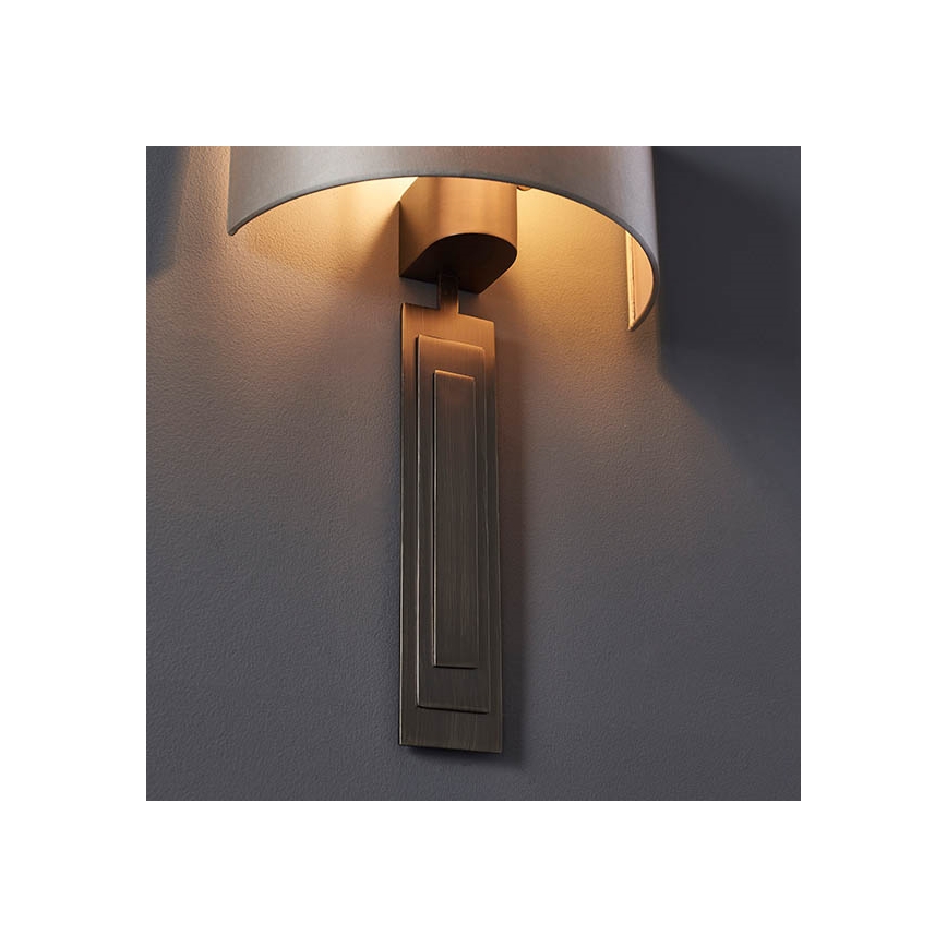 Endon 95271 - Настенный светильник CARLTON 1xE27/10W/230V бронзовый