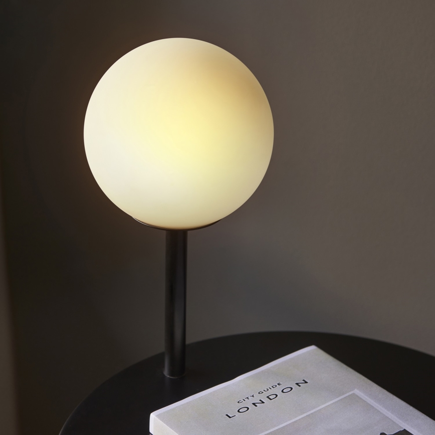 Endon 96713 - Торшер HALO 1xG9/3W/230V чорний/білий