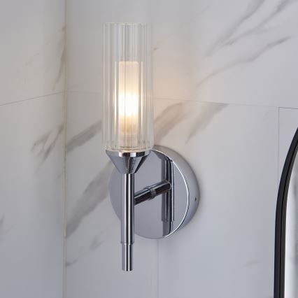 Endon 97171 - Настінний світильник для ванної кімнати NATORI 1xG9/3W/230V IP44 глянцевий хром