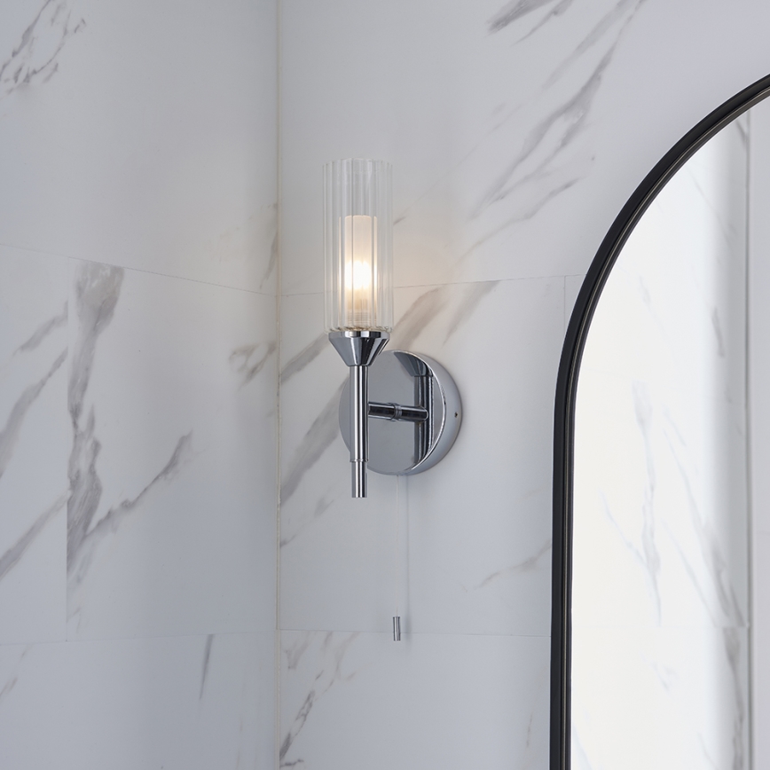 Endon 97171 - Настінний світильник для ванної кімнати NATORI 1xG9/3W/230V IP44 глянцевий хром