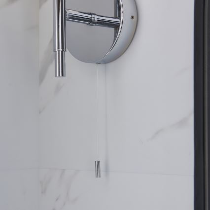 Endon 97171 - Настінний світильник для ванної кімнати NATORI 1xG9/3W/230V IP44 глянцевий хром