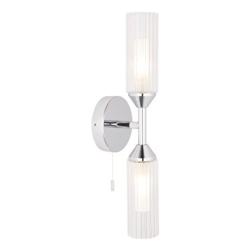Endon 97172 - Настенный светильник для ванной NATORI 2xG9/3W/230V IP44 полированный хром
