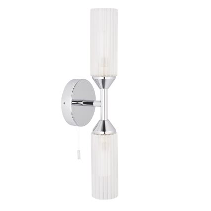 Endon 97172 - Настенный светильник для ванной NATORI 2xG9/3W/230V IP44 полированный хром