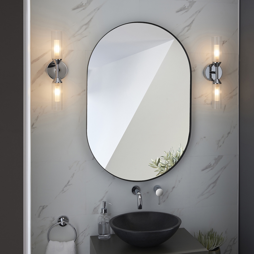Endon 97172 - Настінний світильник для ванної NATORI 2xG9/3W/230V IP44 полірований хром